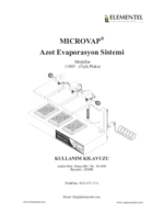 MICROVAP 11803 Modeller İçin Kullanım Kılavuzu